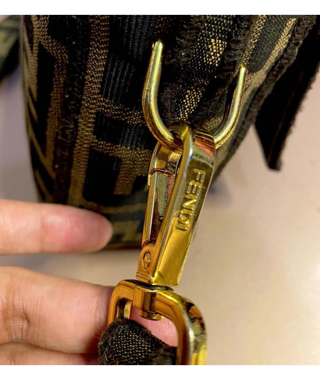FENDI Коричневая сумка через плечо, фото 4
