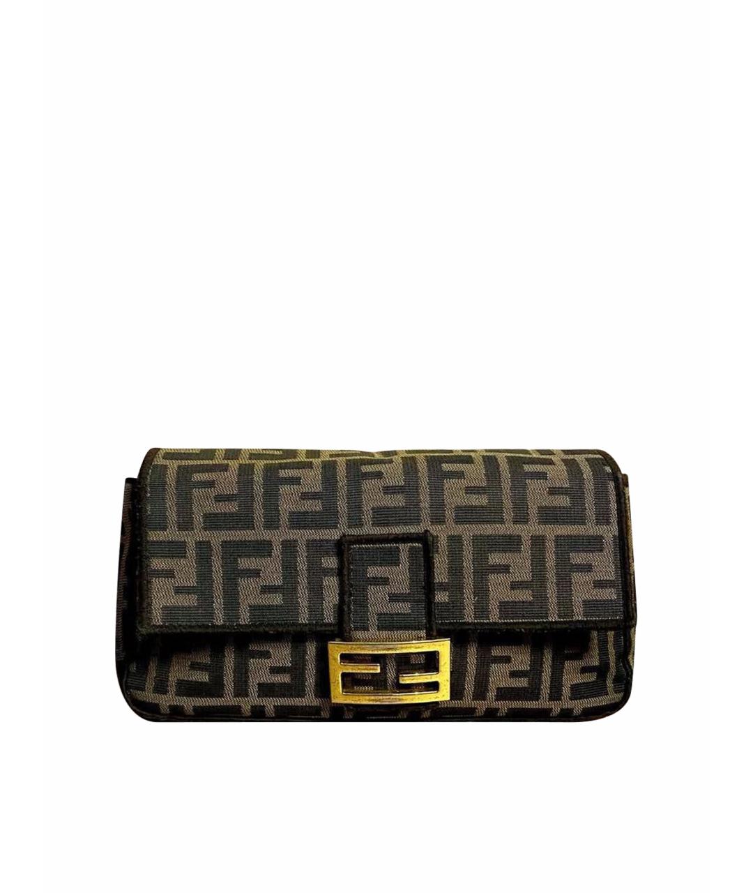 FENDI Коричневая сумка через плечо, фото 1