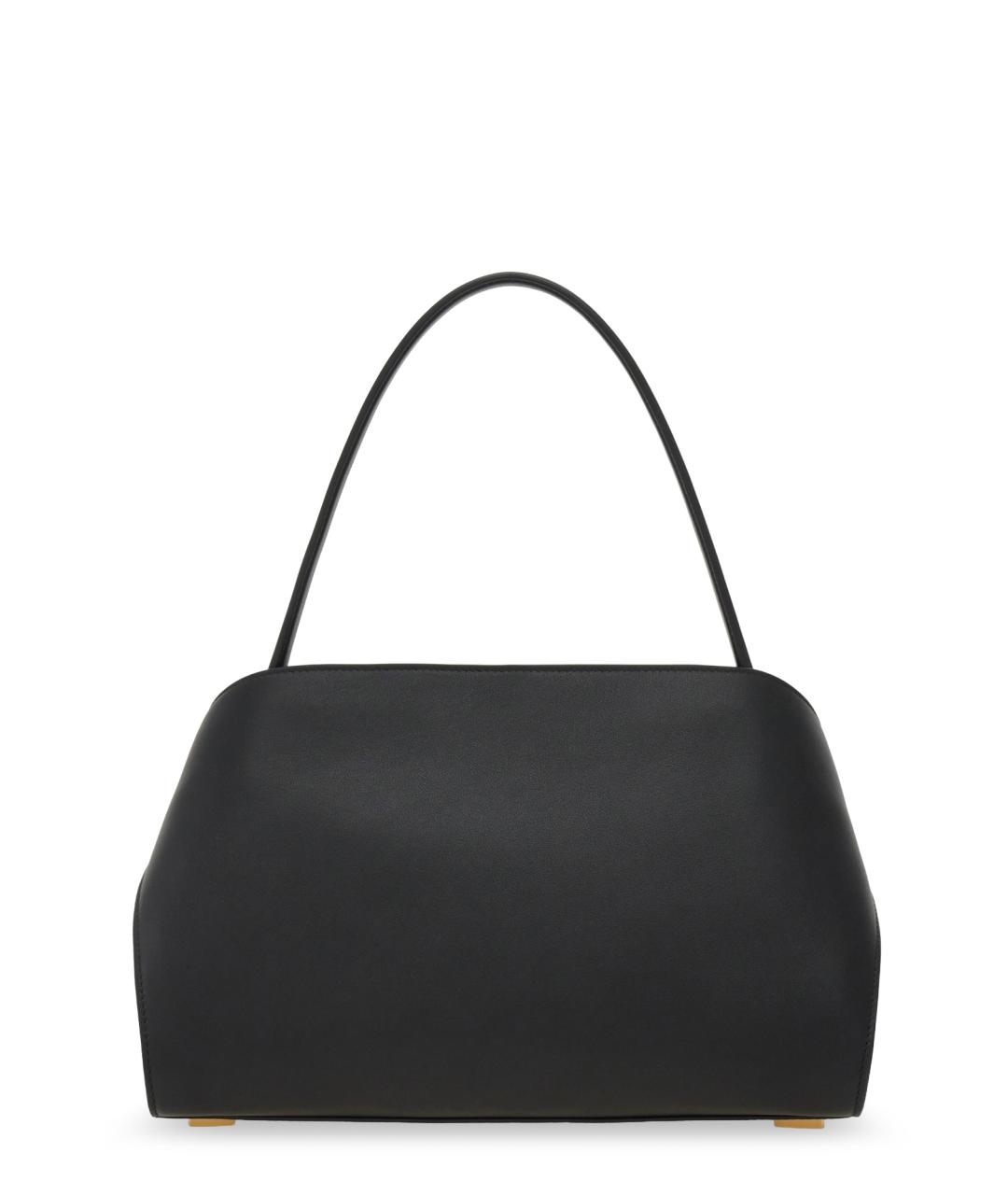 FERRAGAMO Черная кожаная сумка тоут, фото 2