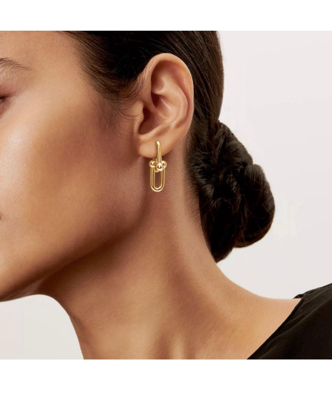 TIFFANY&CO Золотые серьги из желтого золота, фото 2