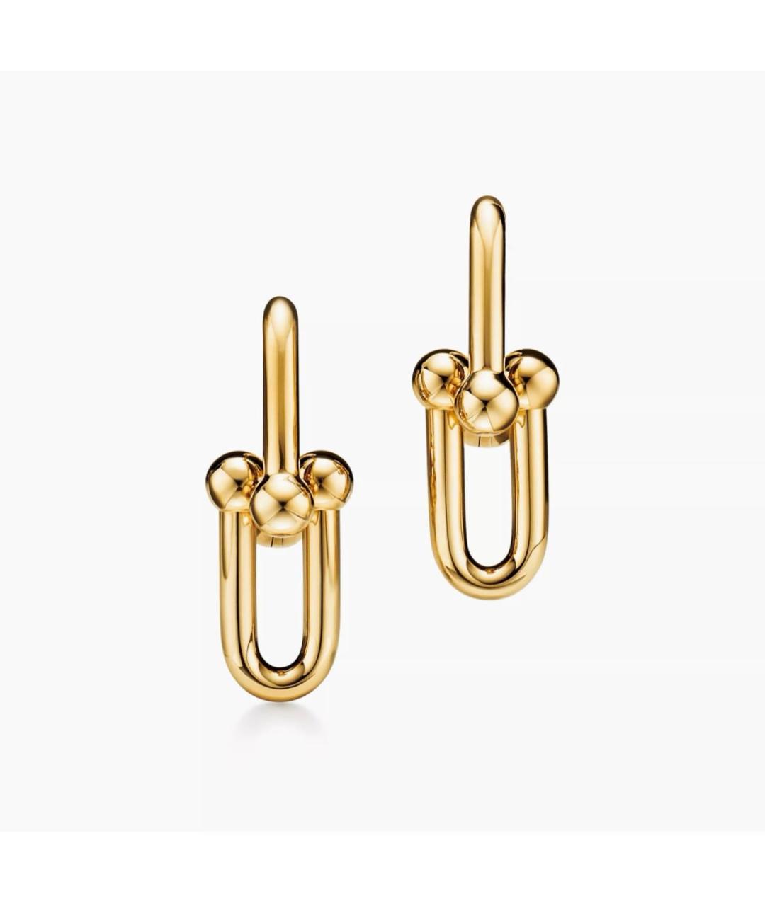 TIFFANY&CO Золотые серьги из желтого золота, фото 5