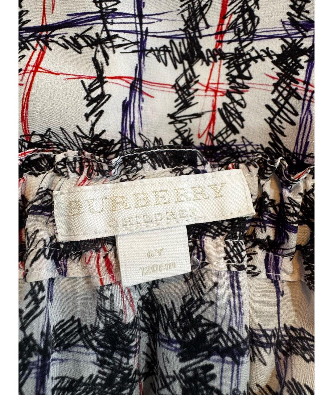 BURBERRY Шелковая юбка, фото 4