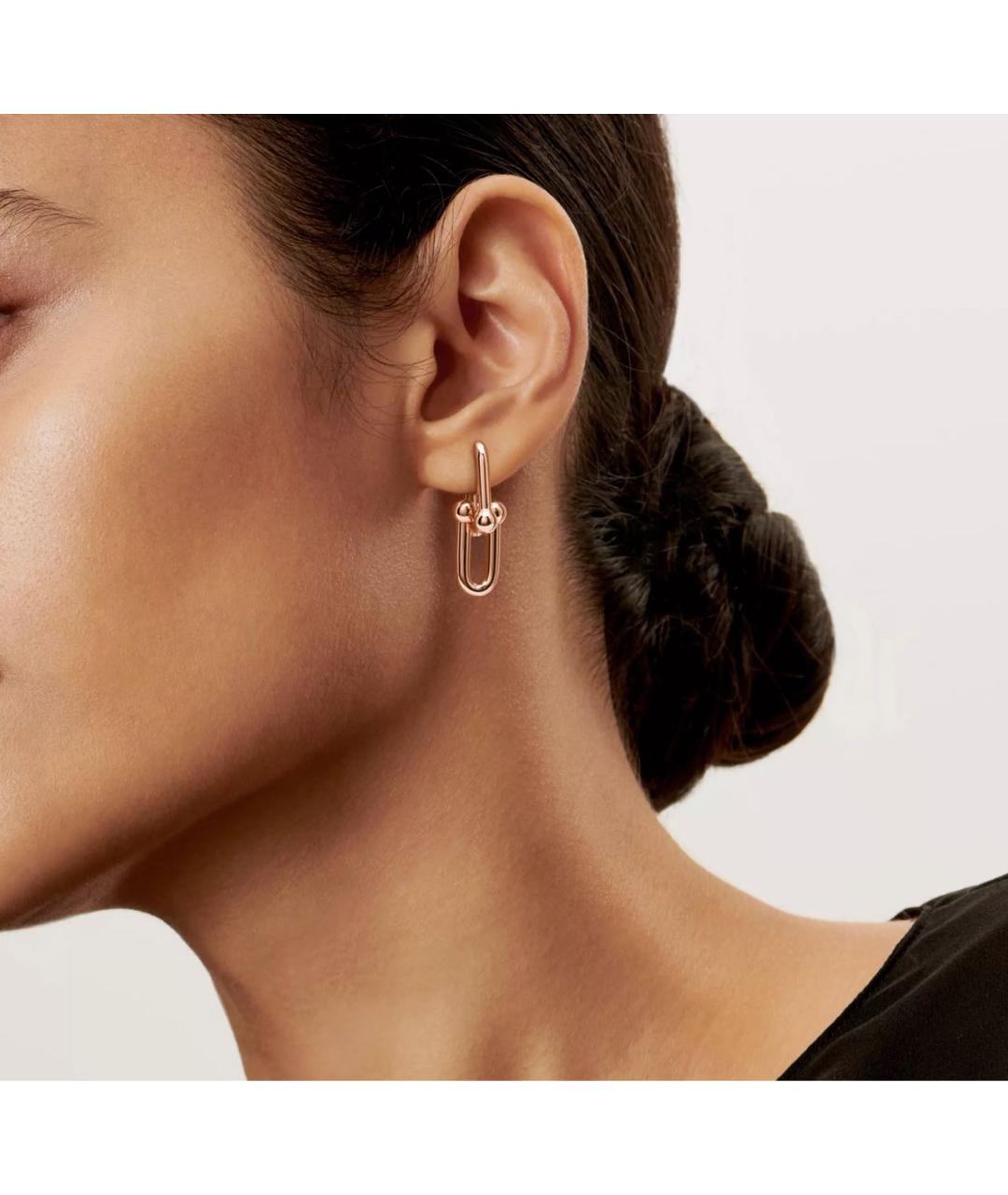 TIFFANY&CO Золотые серьги из розового золота, фото 2