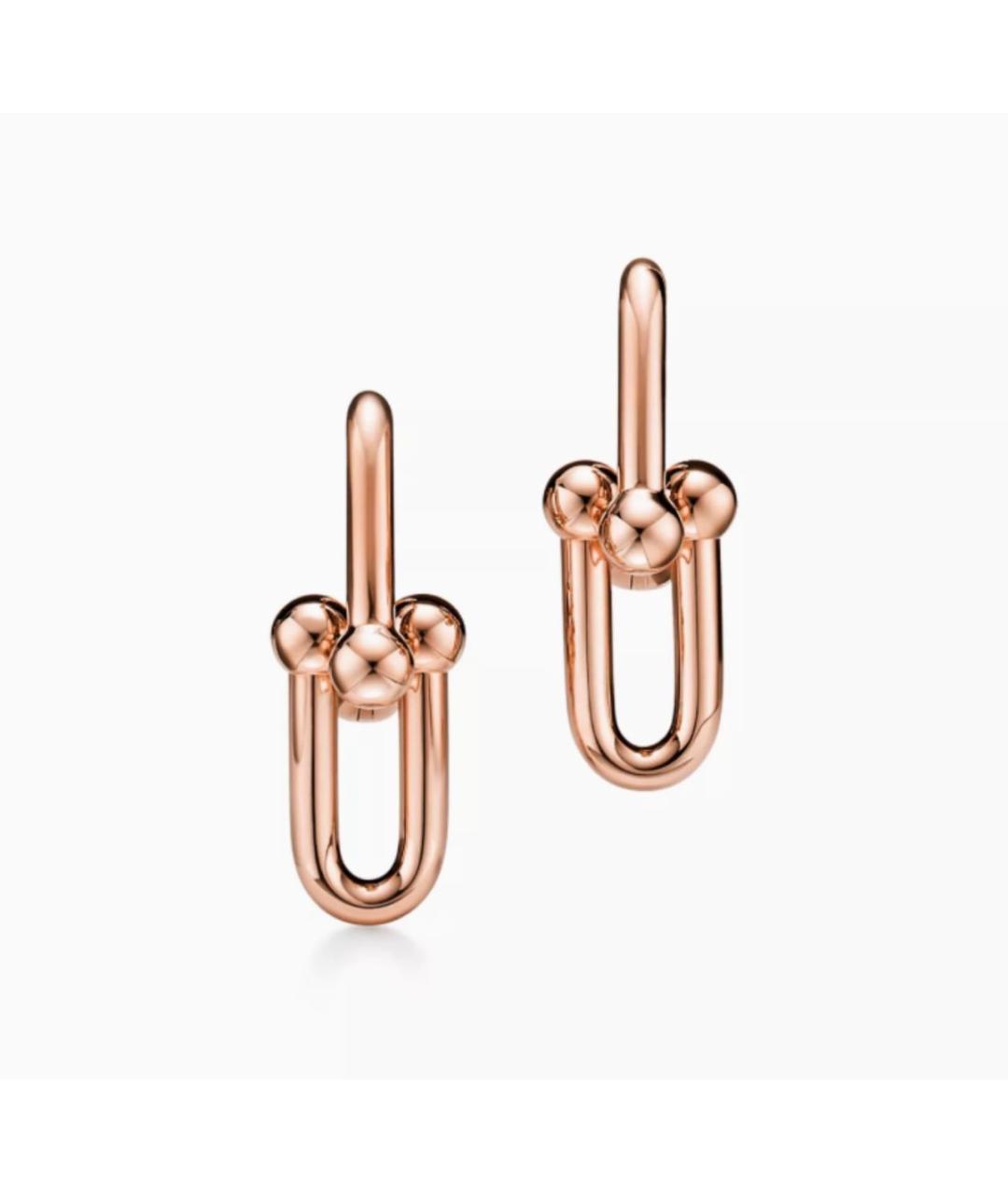 TIFFANY&CO Золотые серьги из розового золота, фото 5