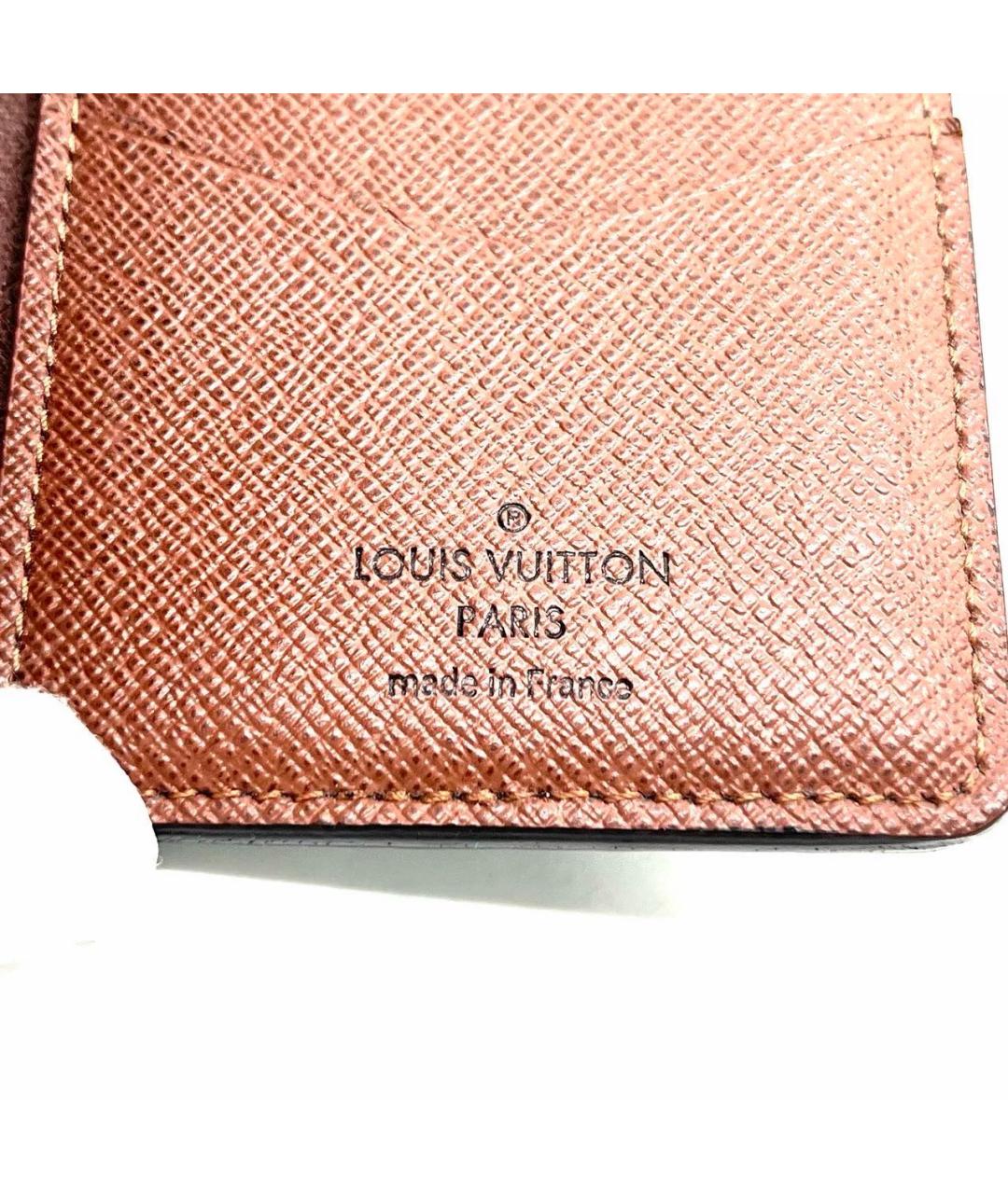LOUIS VUITTON Коричневый кошелек, фото 3