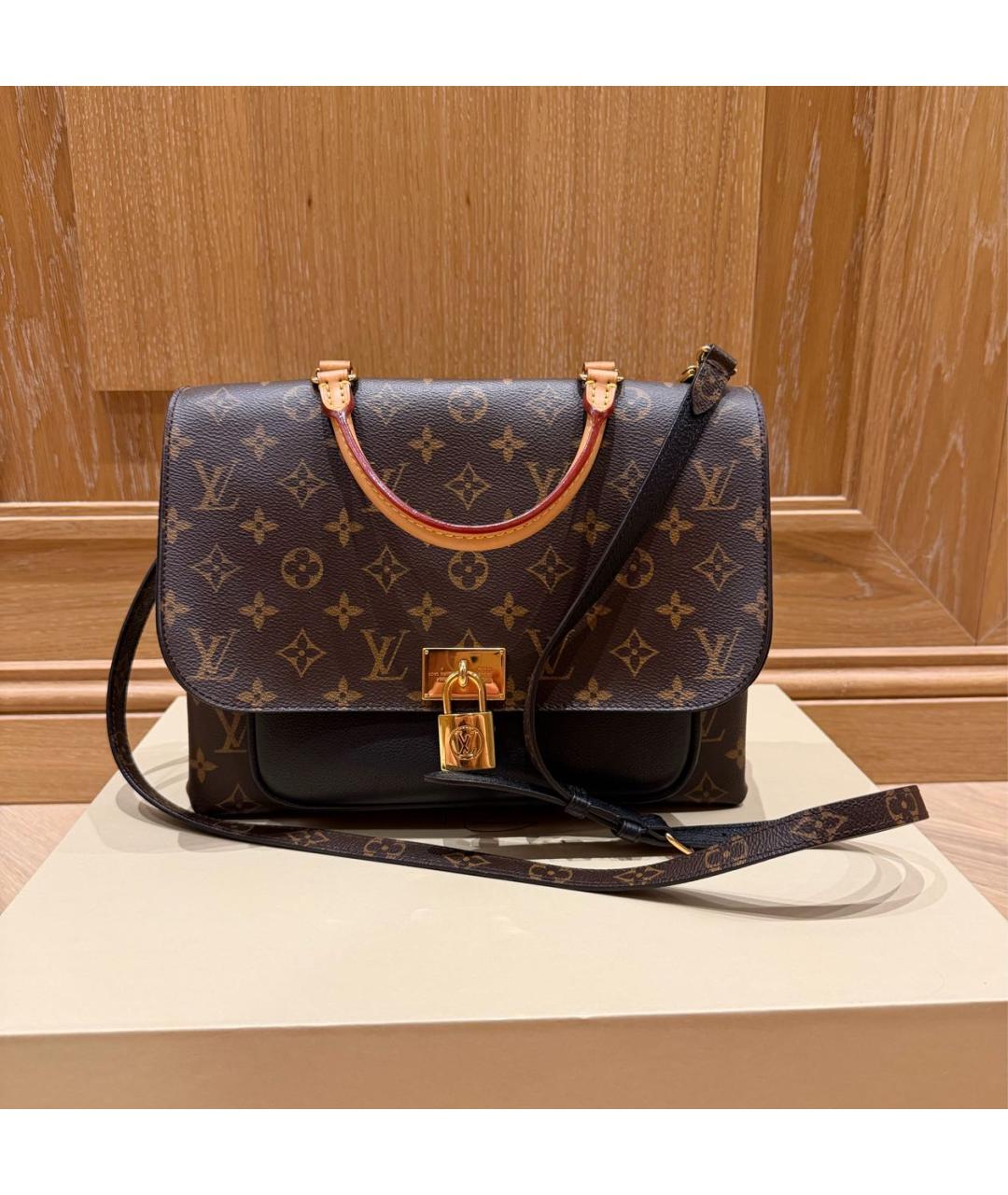 LOUIS VUITTON Коричневая сумка с короткими ручками, фото 8