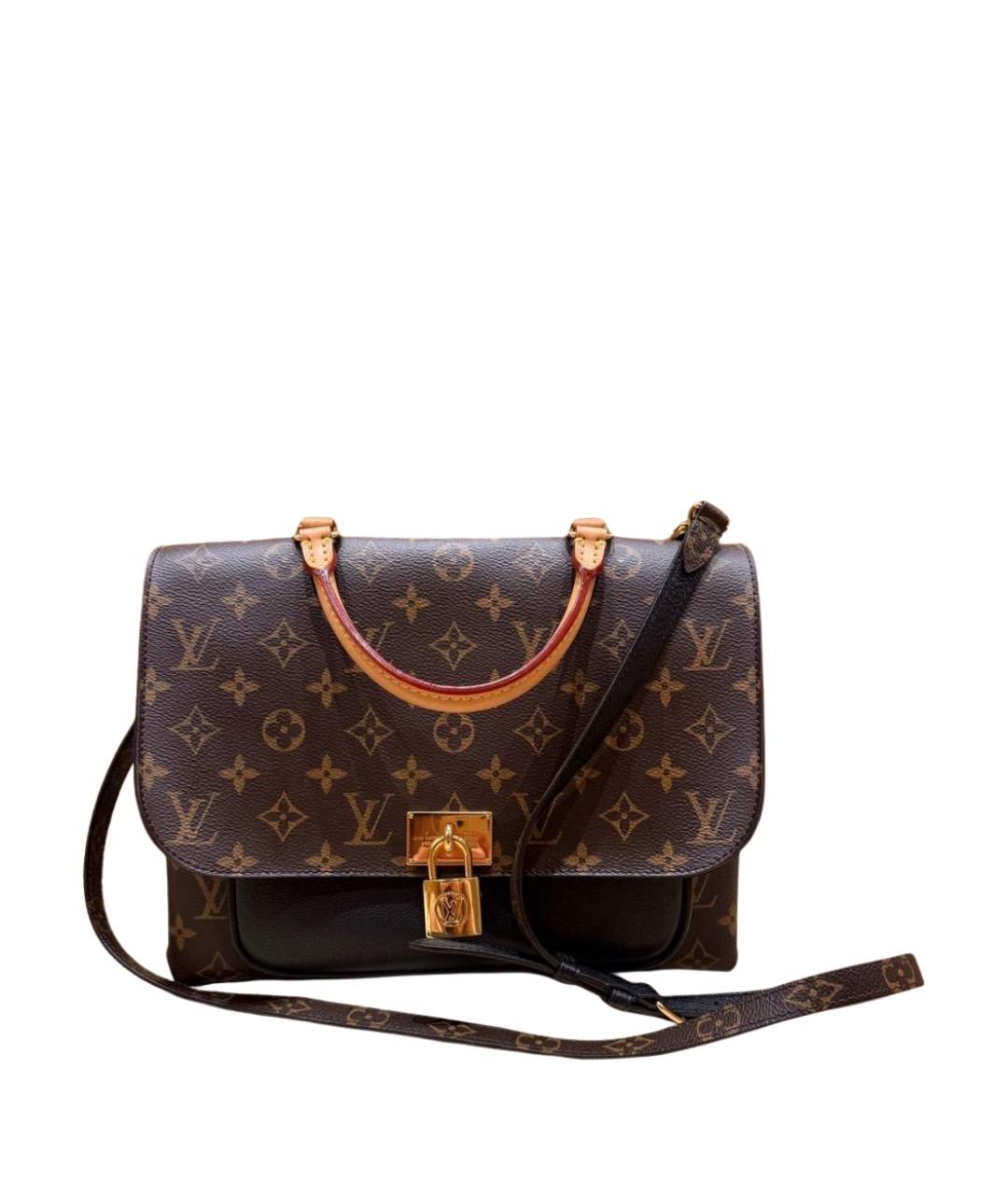 LOUIS VUITTON Коричневая сумка с короткими ручками, фото 1