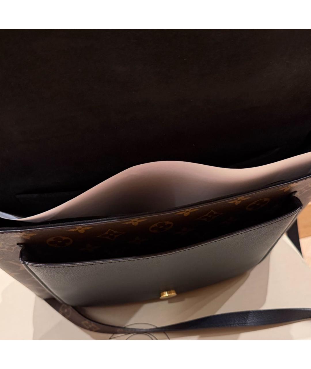 LOUIS VUITTON Коричневая сумка с короткими ручками, фото 4