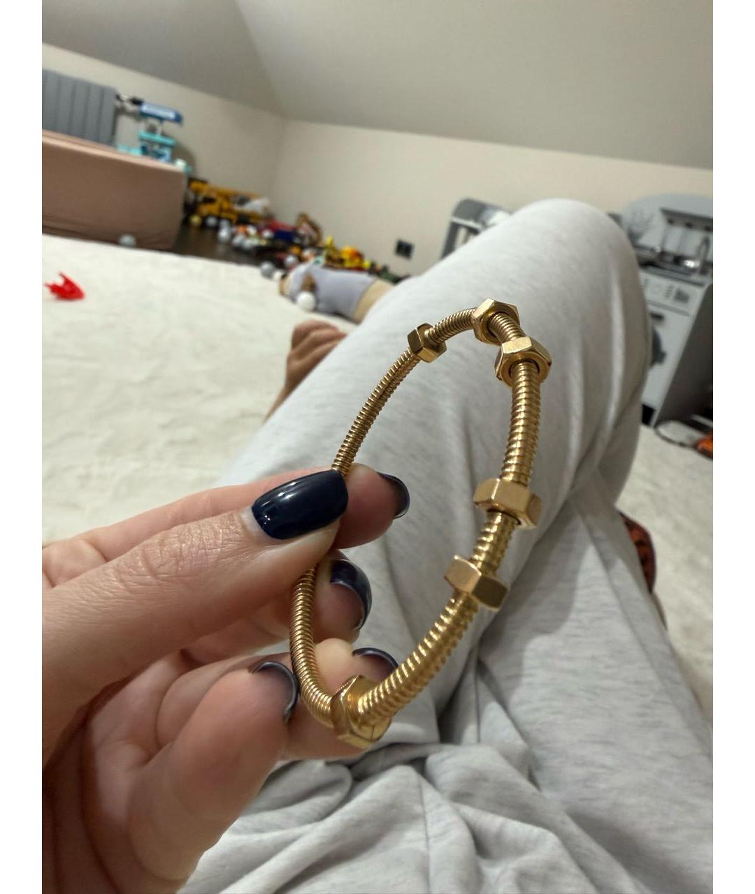 CARTIER Желтый браслет из розового золота, фото 4