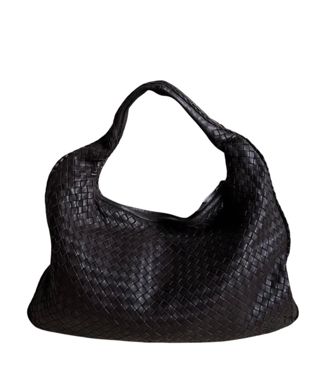 BOTTEGA VENETA Коричневая кожаная сумка тоут, фото 1