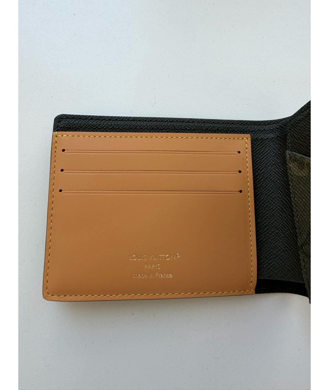 LOUIS VUITTON Хаки кошелек, фото 6