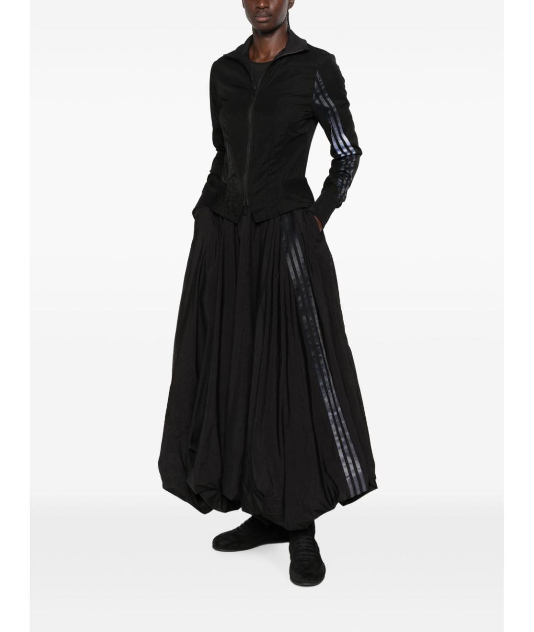 Y-3 Черная юбка миди, фото 5