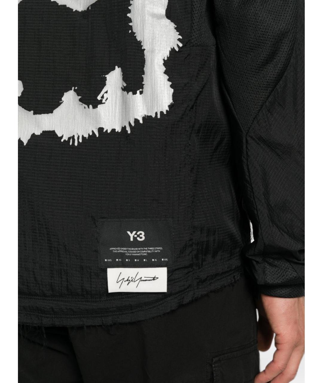 Y-3 Черная полиамидовая куртка, фото 3