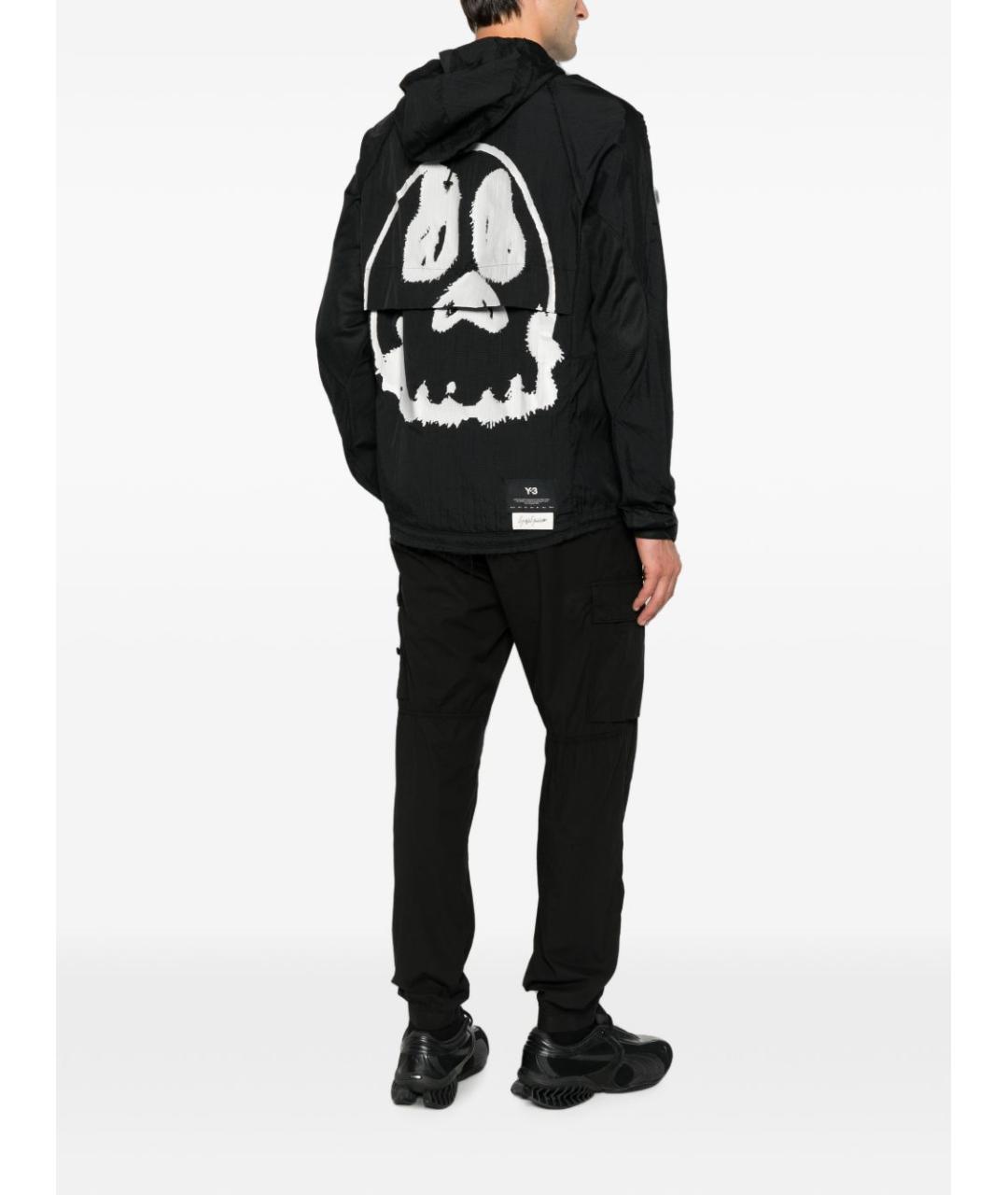 Y-3 Черная полиамидовая куртка, фото 4