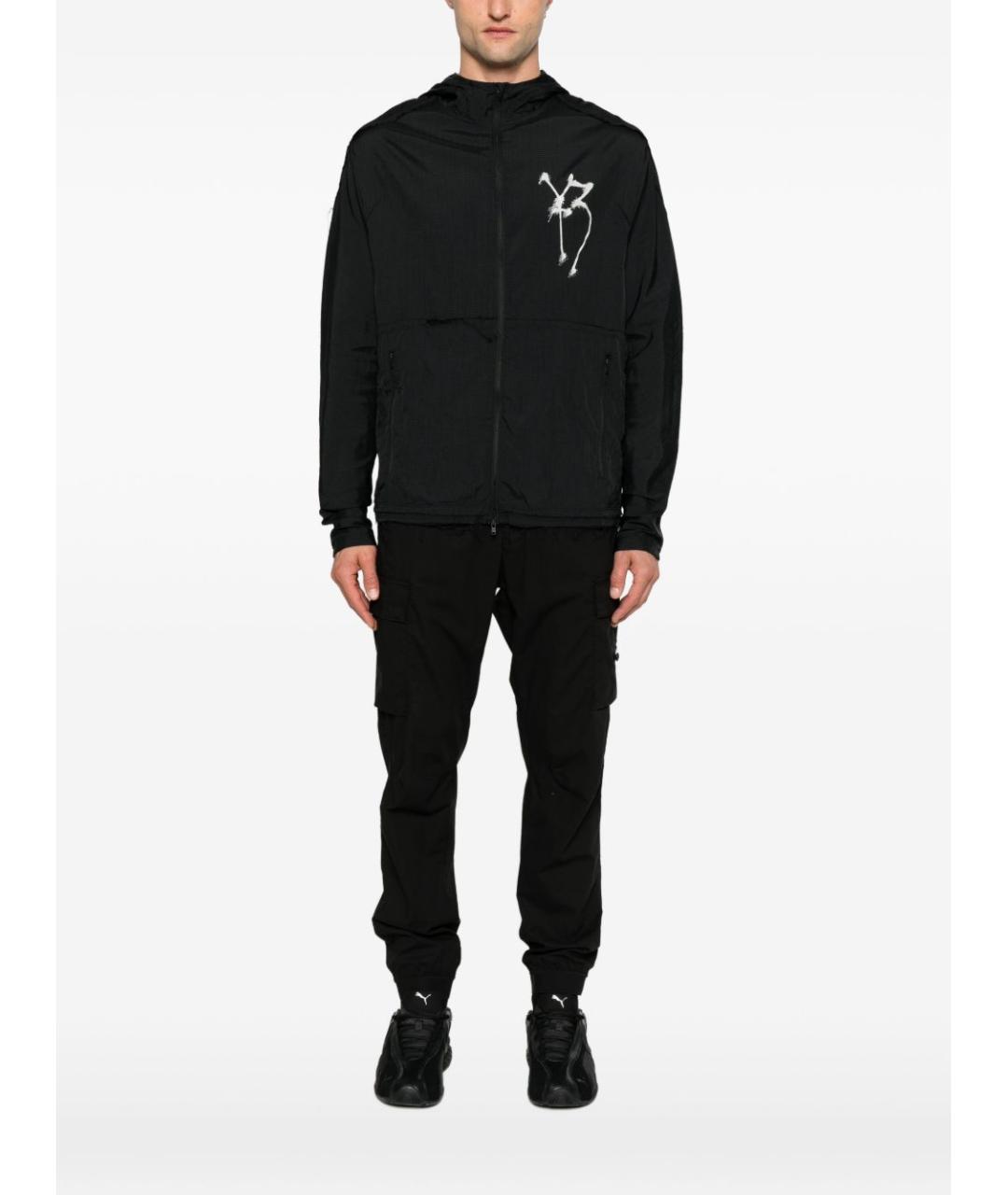 Y-3 Черная полиамидовая куртка, фото 2