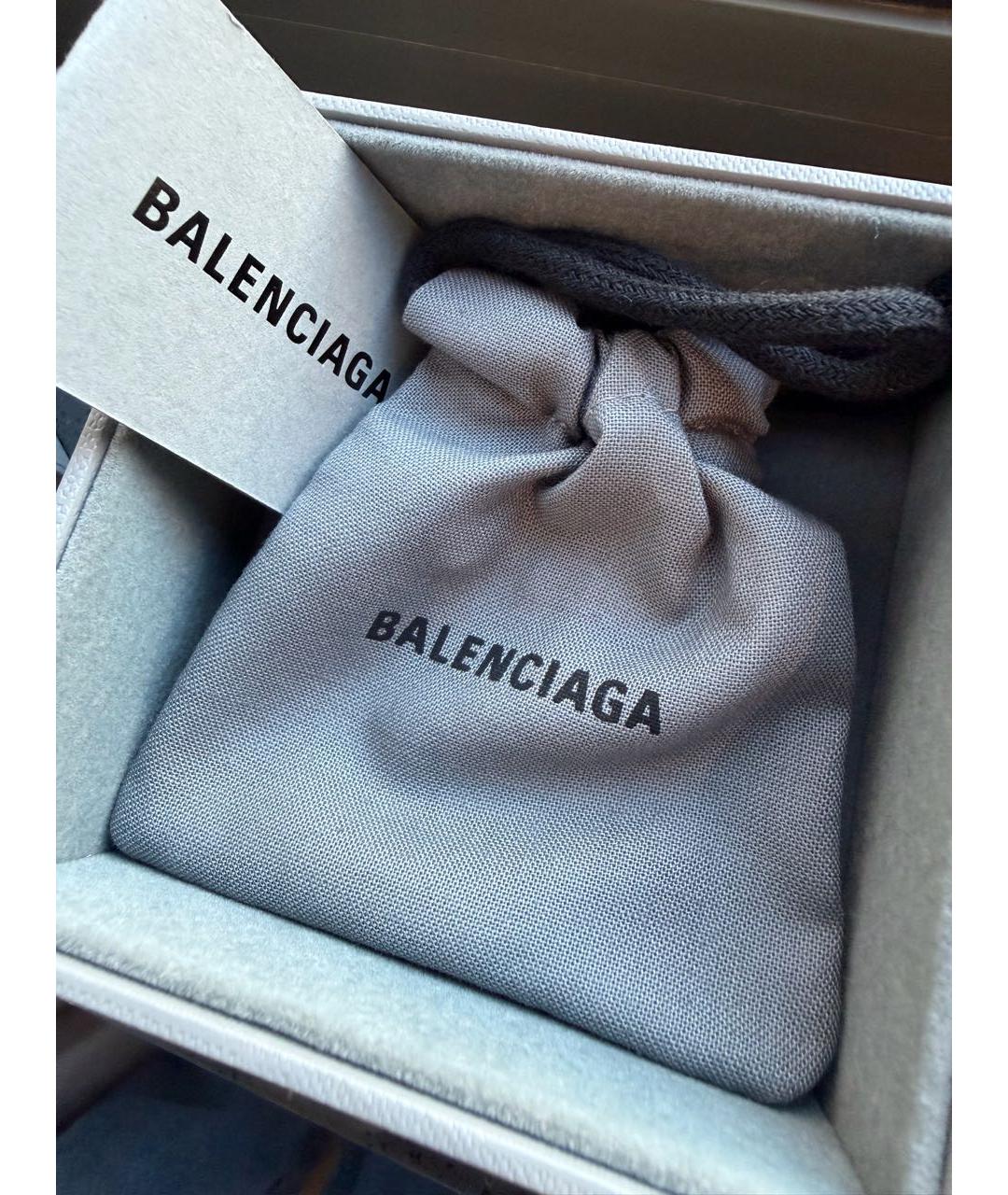 BALENCIAGA Серебряные серебряные серьги, фото 6