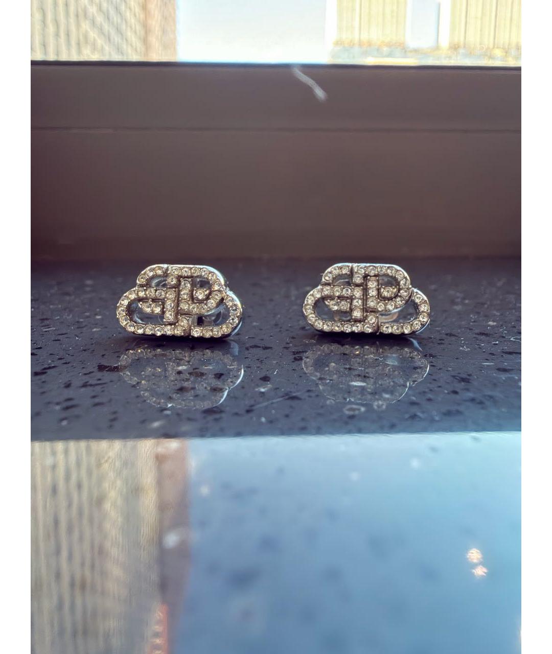 BALENCIAGA Серебряные серебряные серьги, фото 7