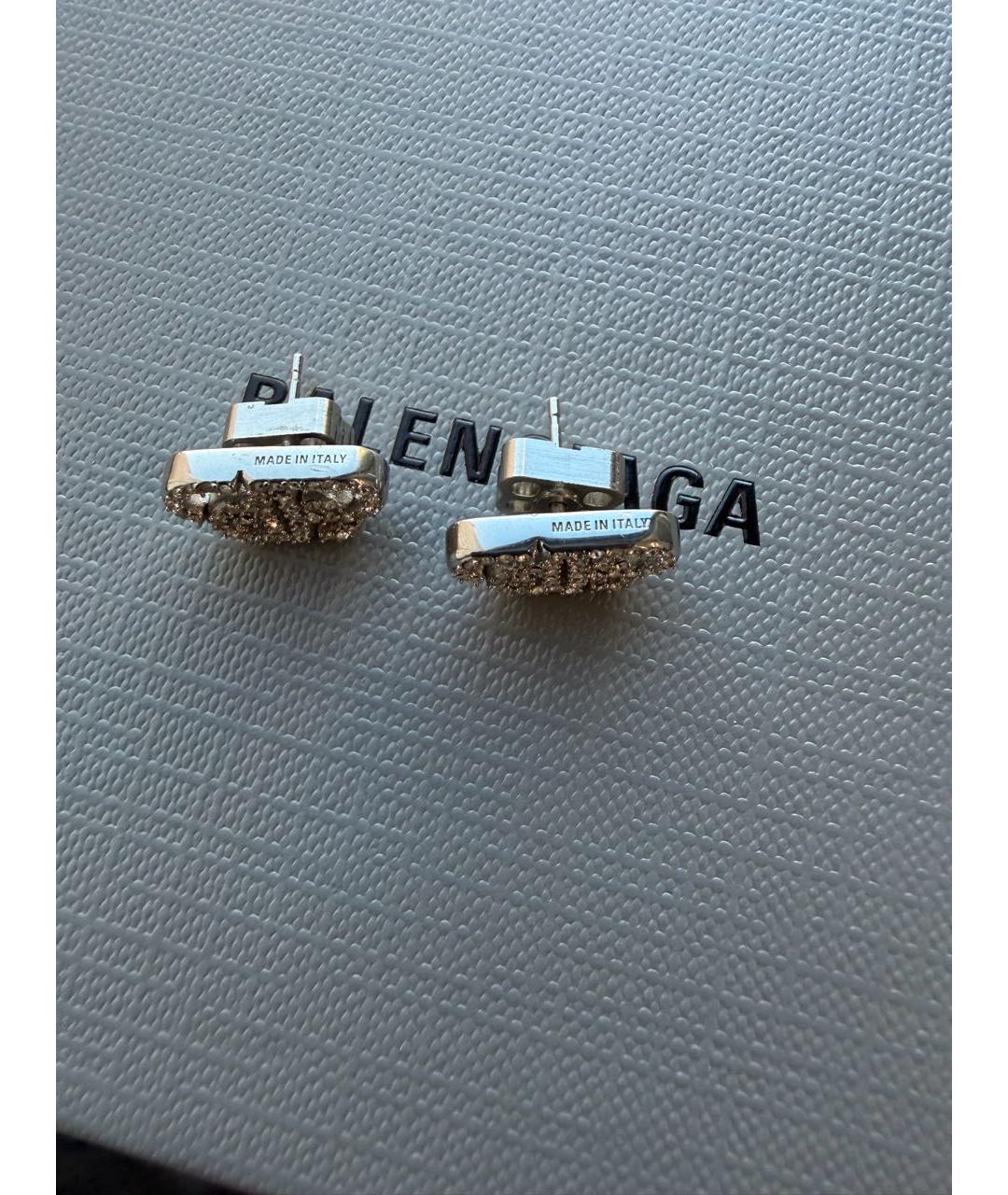 BALENCIAGA Серебряные серебряные серьги, фото 3