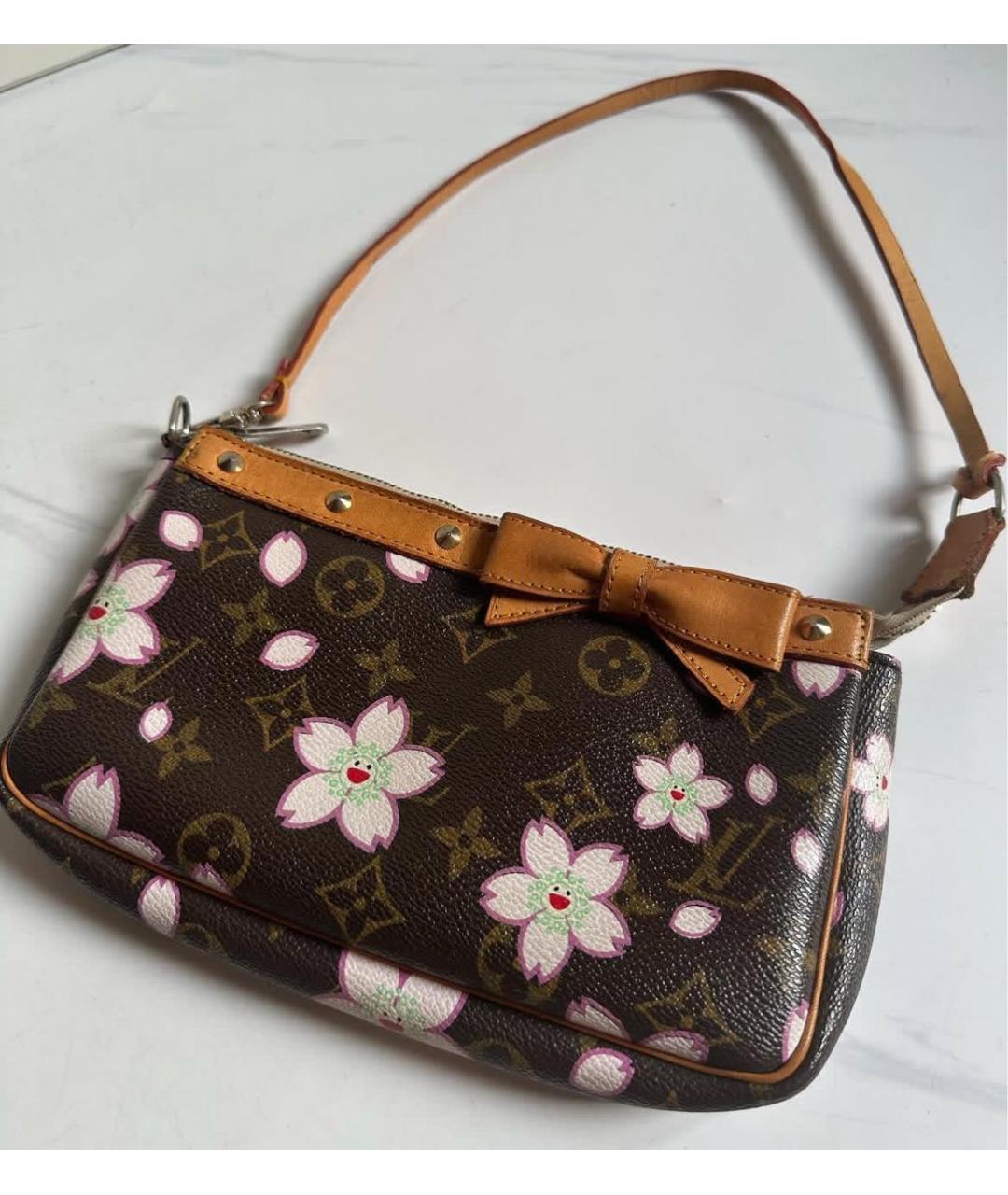 LOUIS VUITTON Коричневая сумка через плечо, фото 4