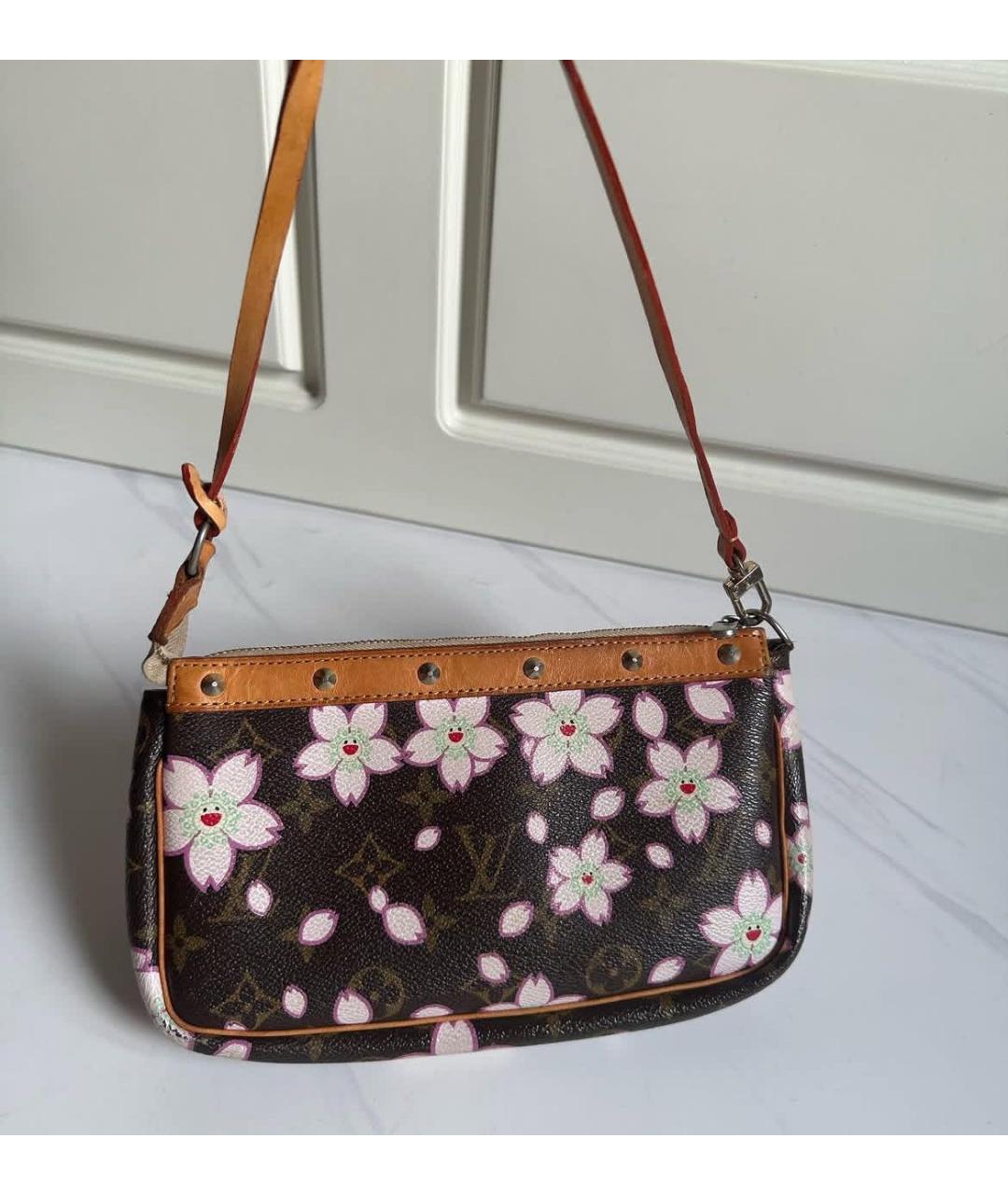 LOUIS VUITTON Коричневая сумка через плечо, фото 3