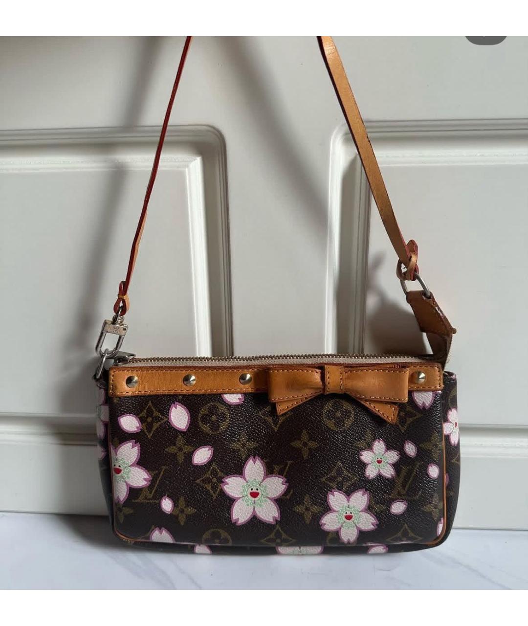 LOUIS VUITTON Коричневая сумка через плечо, фото 2