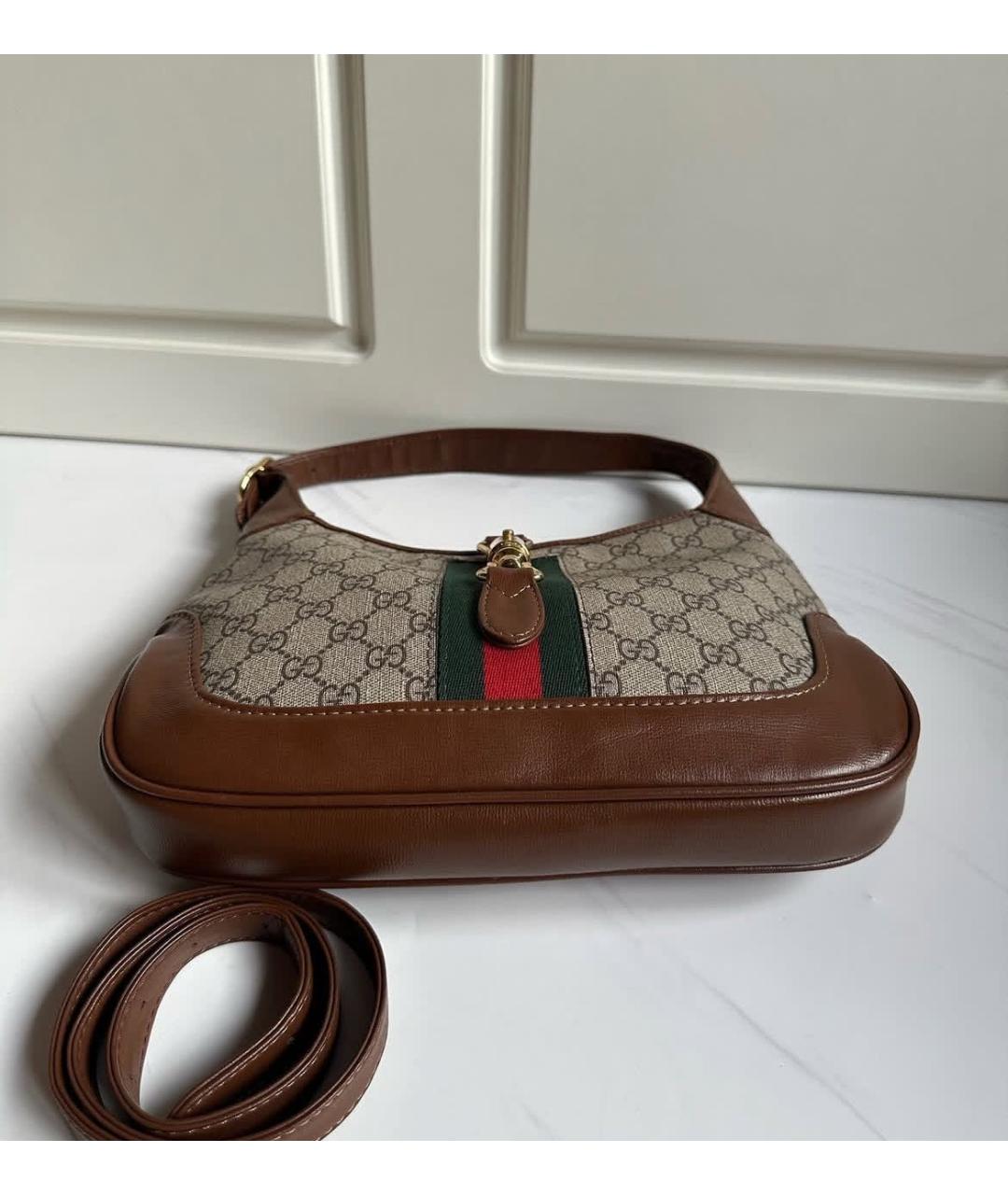 GUCCI Коричневая сумка с короткими ручками, фото 3