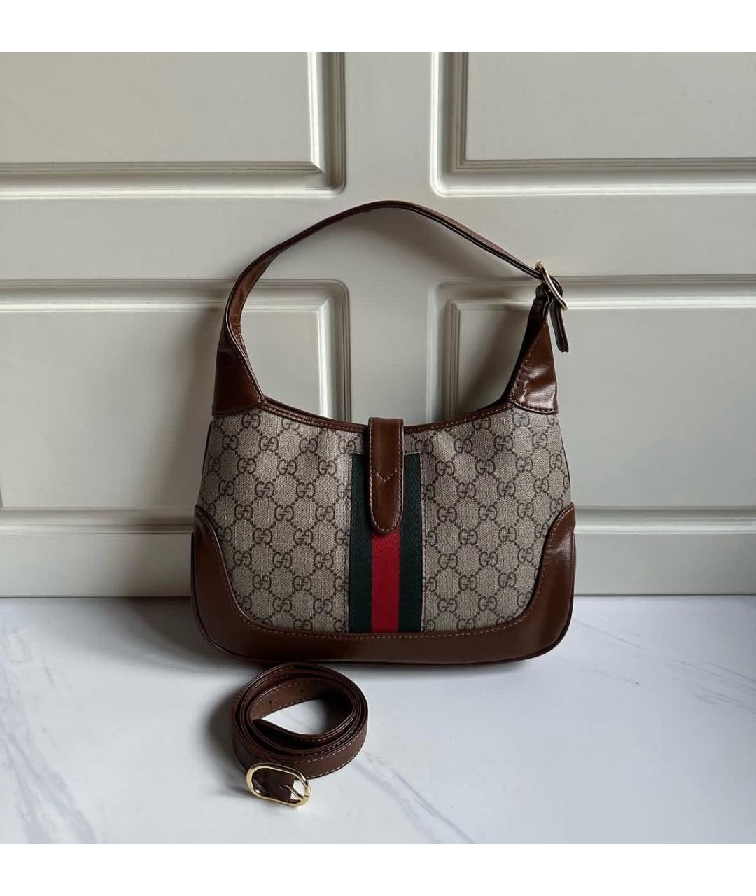 GUCCI Коричневая сумка с короткими ручками, фото 2