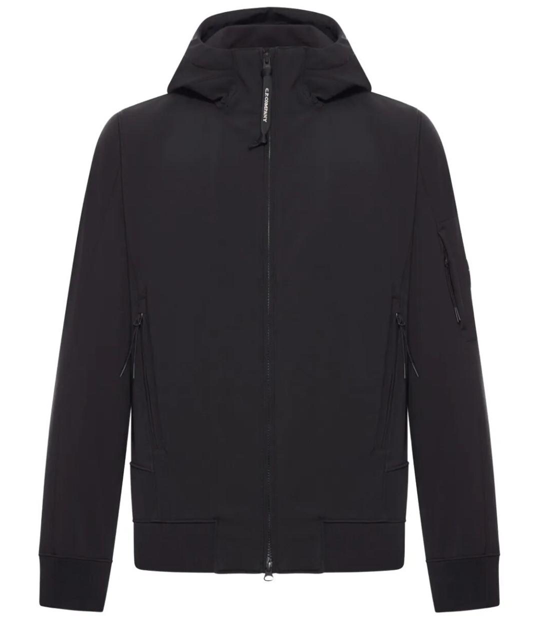 CP COMPANY Черная полиэстеровая куртка, фото 1