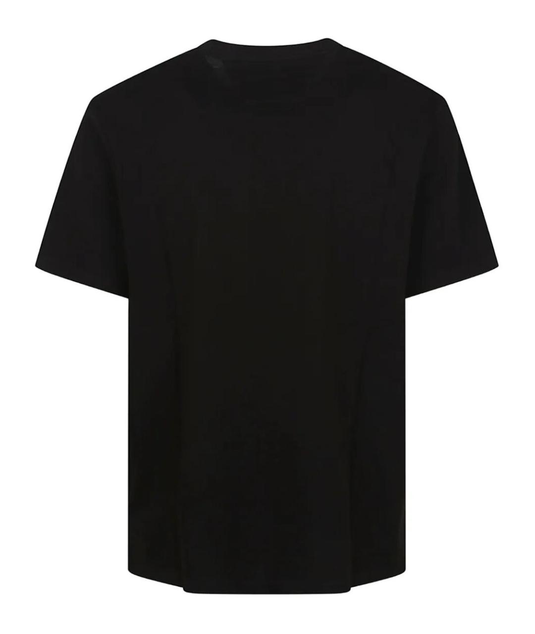 CP COMPANY Черная хлопковая футболка, фото 2