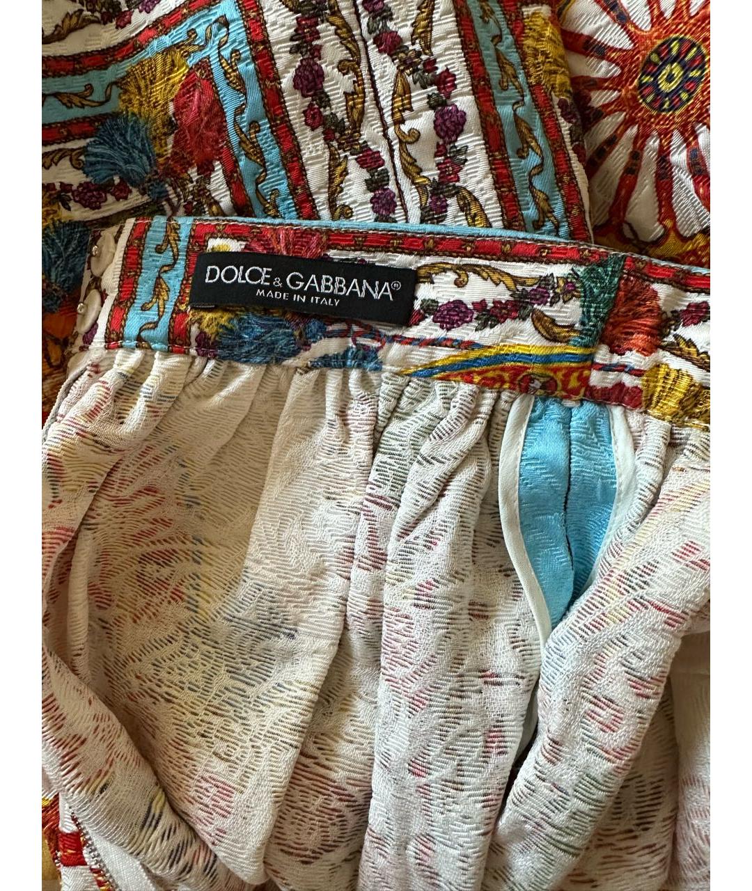 DOLCE&GABBANA Мульти юбка мини, фото 3