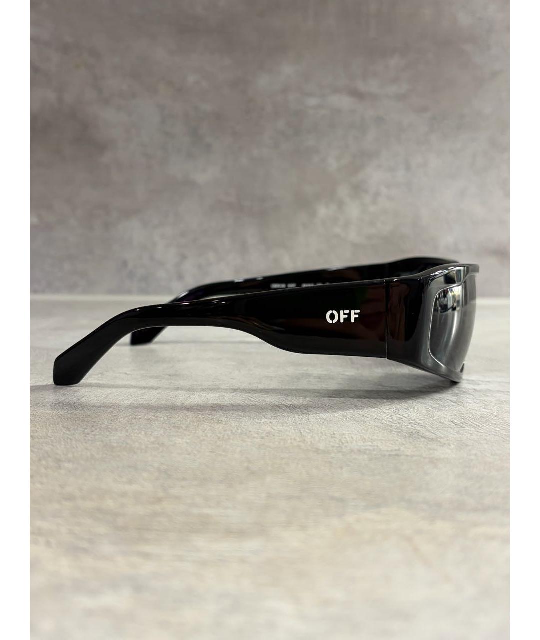 OFF-WHITE Черные солнцезащитные очки, фото 5