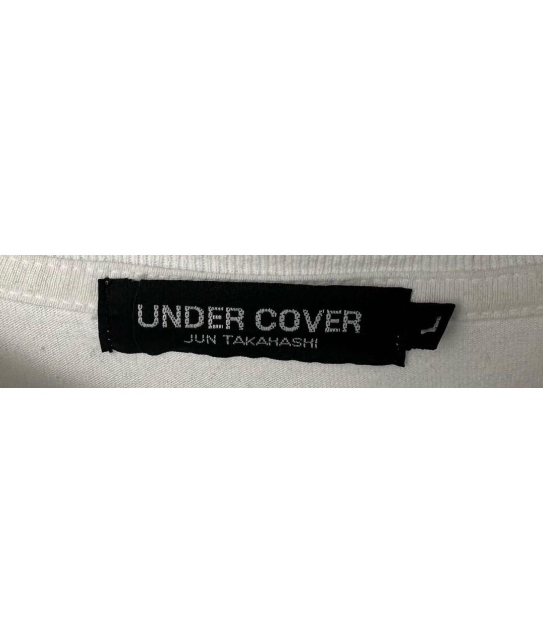 UNDERCOVER Белая хлопковая футболка, фото 4