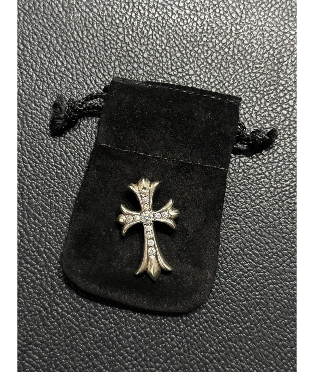 CHROME HEARTS Серебряная подвеска из белого золота, фото 6