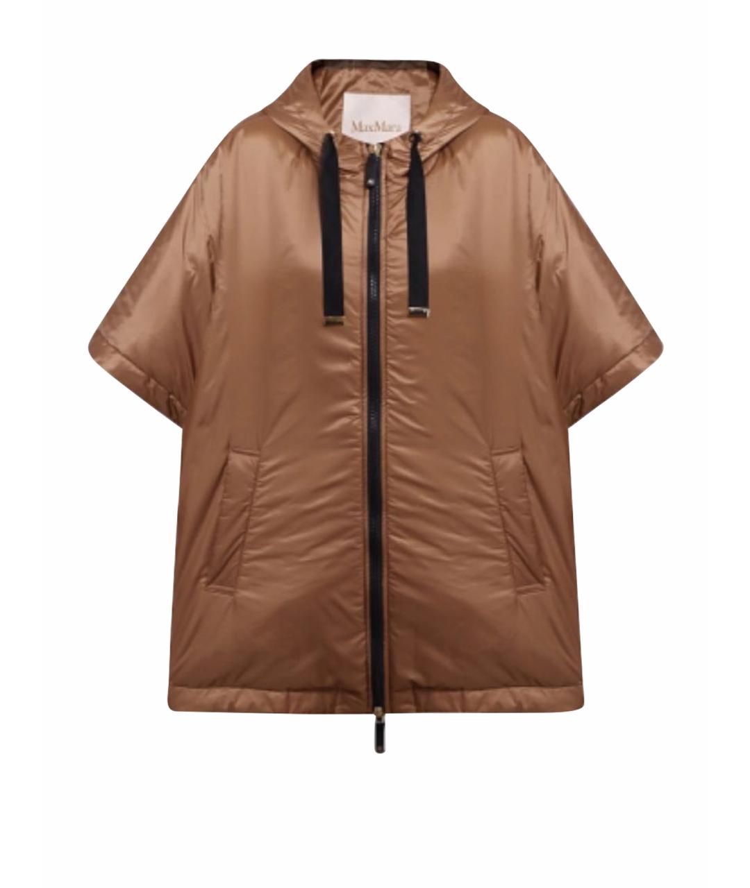MAX MARA Коричневая кашемировая куртка, фото 1
