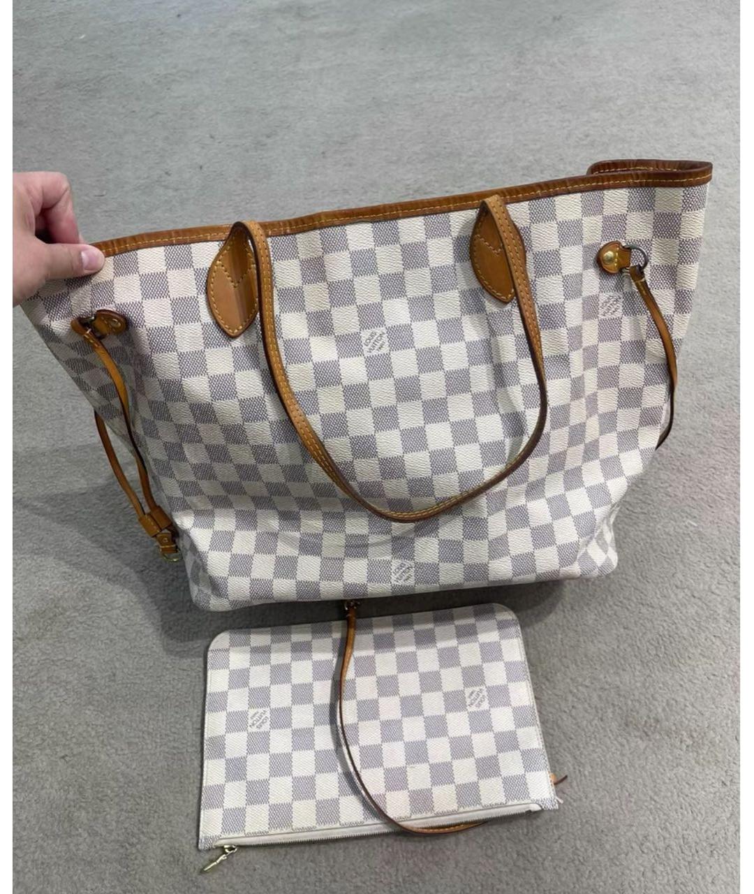 LOUIS VUITTON Белая сумка тоут, фото 6