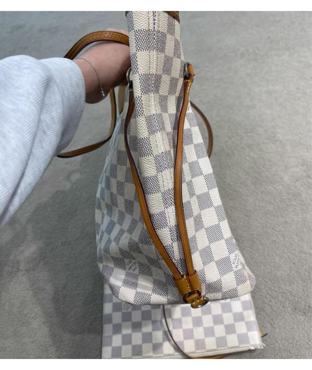 LOUIS VUITTON Белая сумка тоут, фото 3