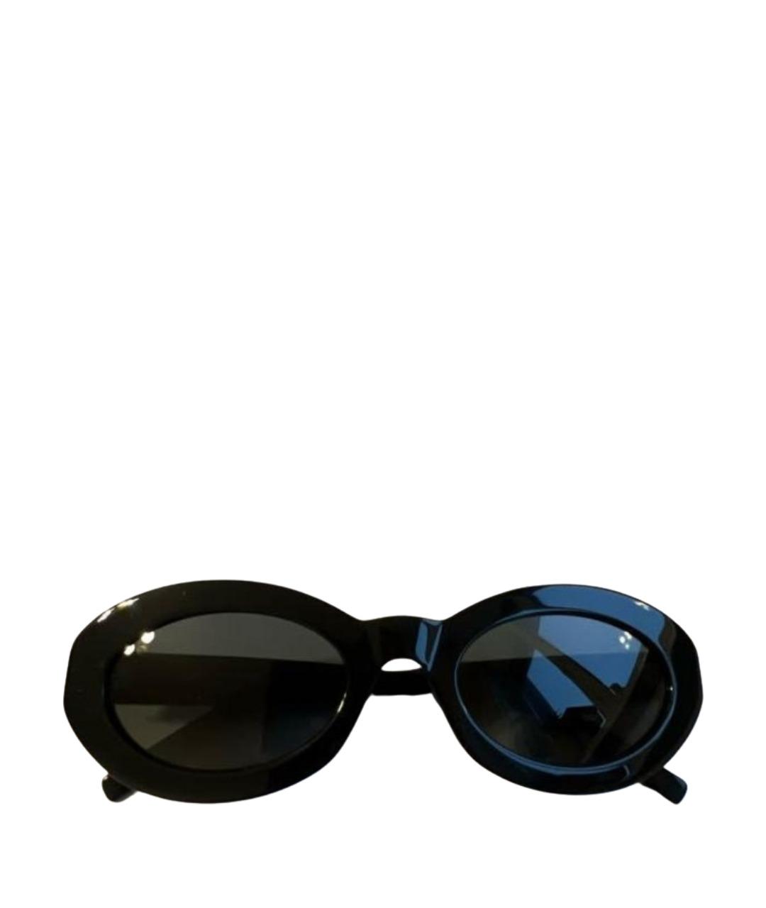 SAINT LAURENT Черные пластиковые солнцезащитные очки, фото 1