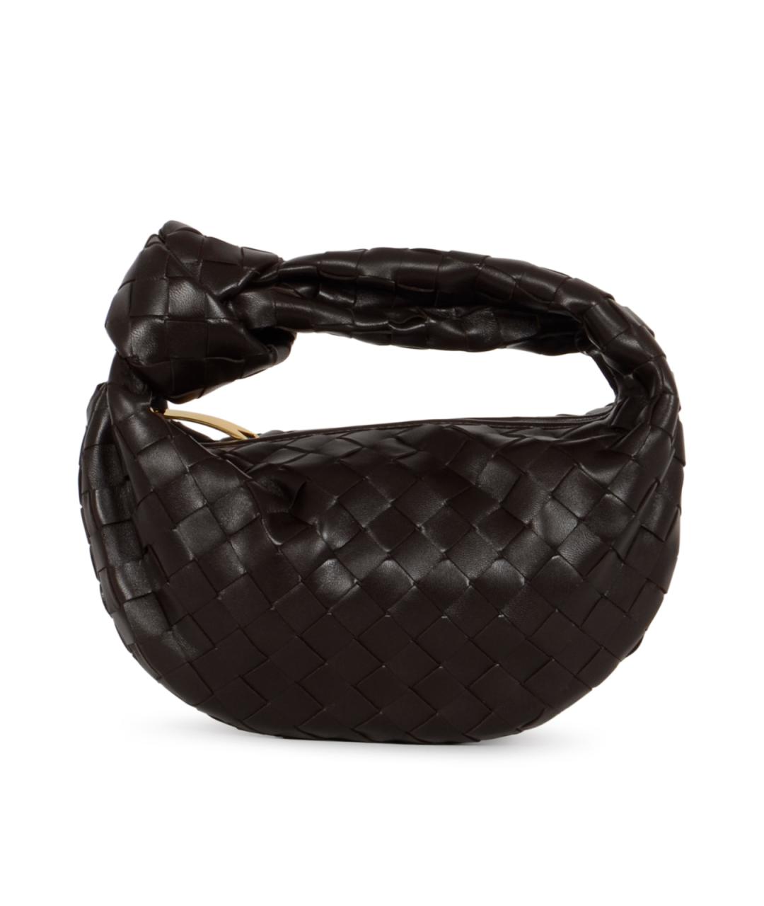 BOTTEGA VENETA Коричневая кожаная сумка через плечо, фото 1