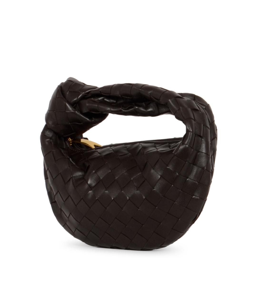 BOTTEGA VENETA Коричневая кожаная сумка через плечо, фото 2