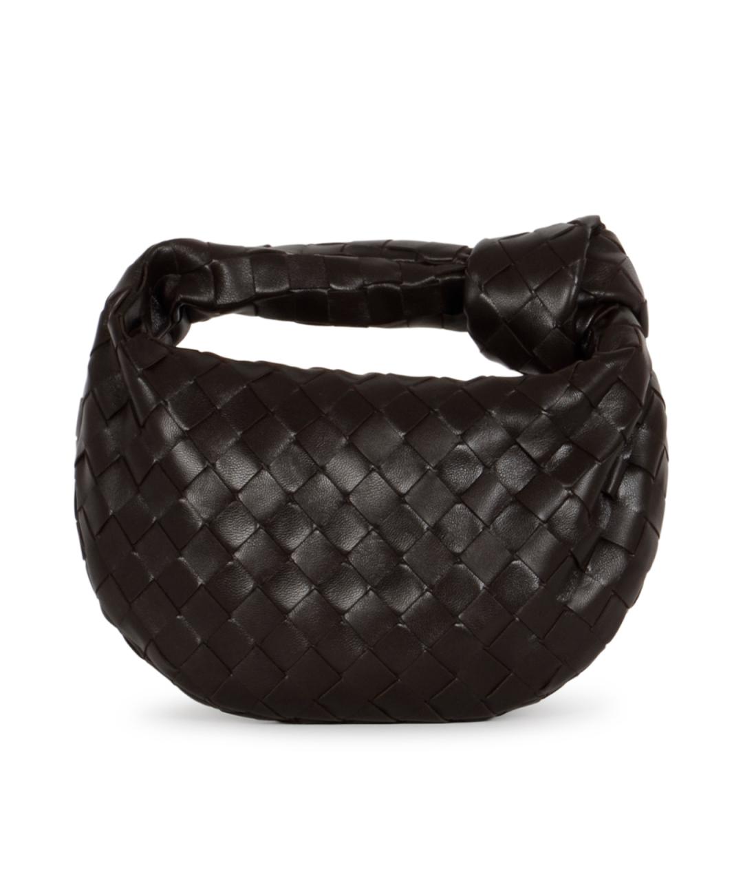 BOTTEGA VENETA Коричневая кожаная сумка через плечо, фото 3