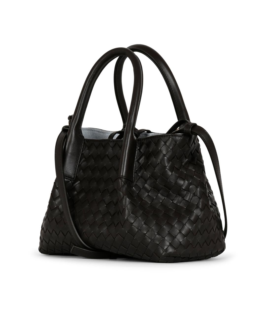 BOTTEGA VENETA Коричневая кожаная сумка тоут, фото 4