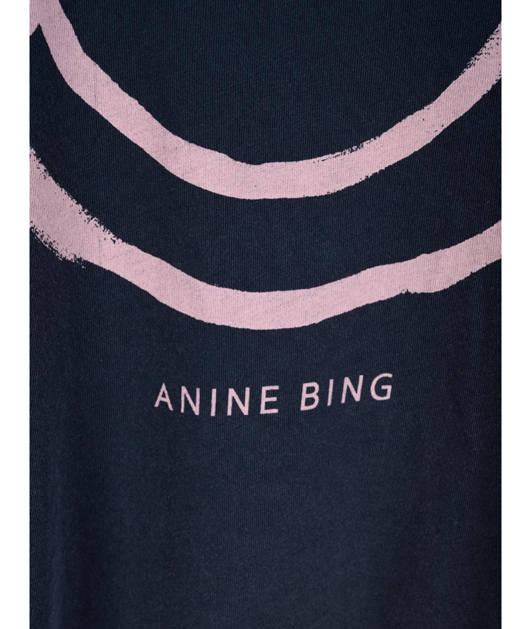 ANINE BING Мульти хлопковая футболка, фото 3
