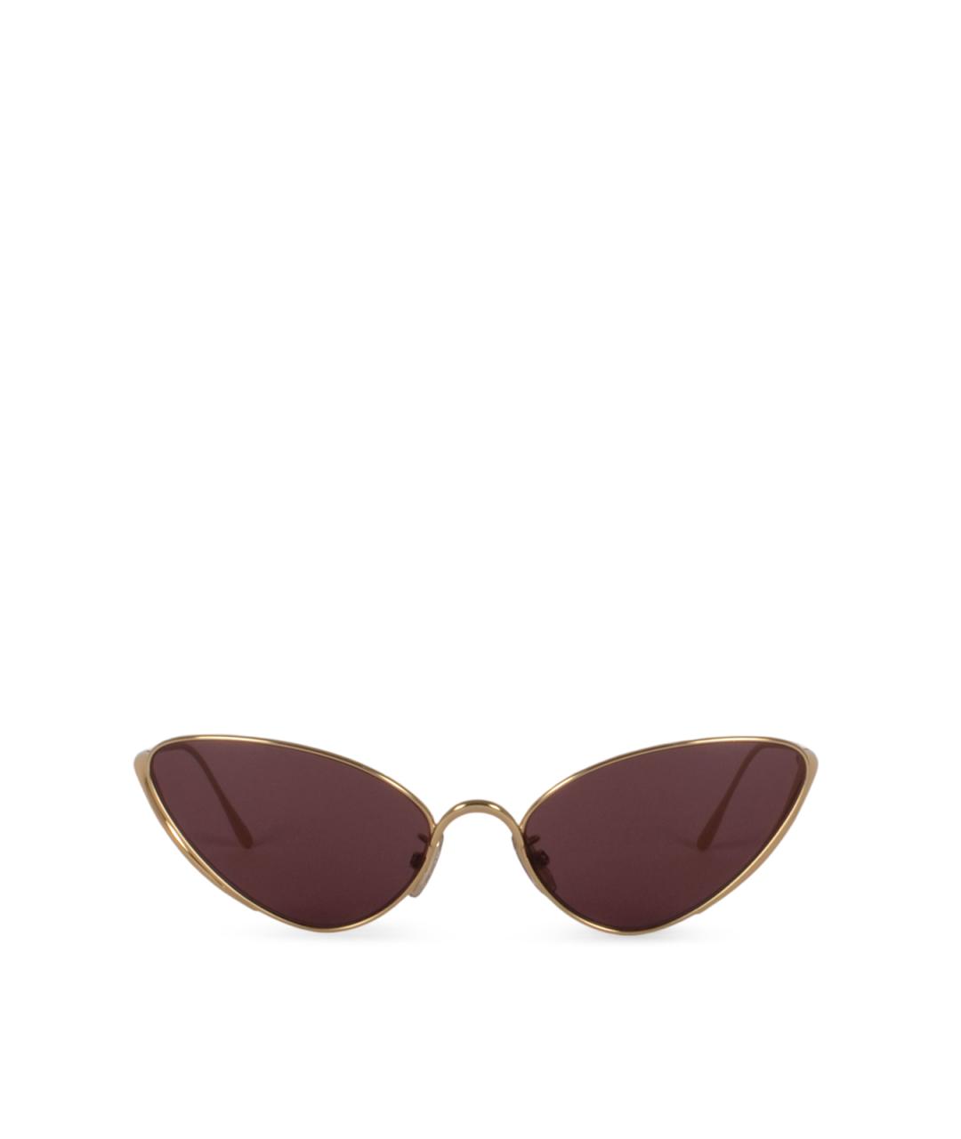 LOEWE Золотые солнцезащитные очки, фото 1