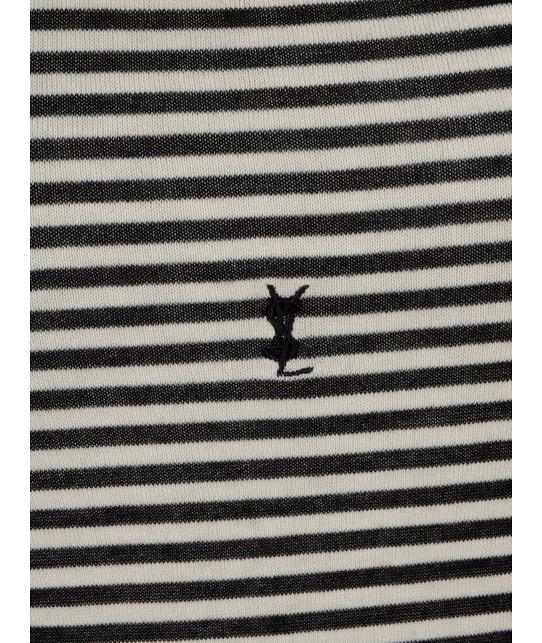 SAINT LAURENT Мульти хлопковая майка, фото 3