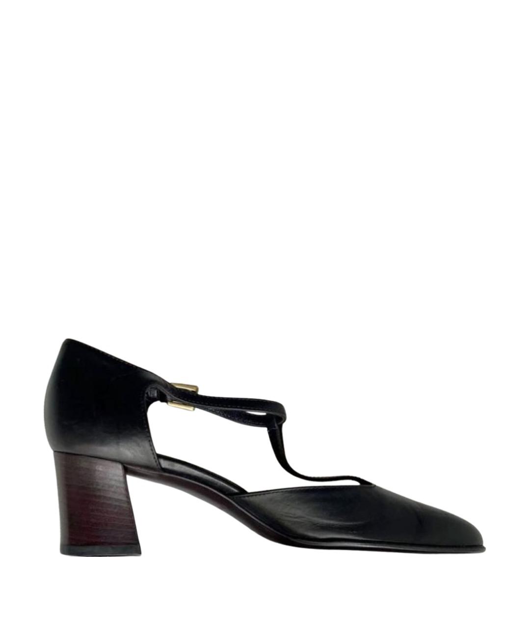 GUCCI Черные кожаные туфли, фото 8