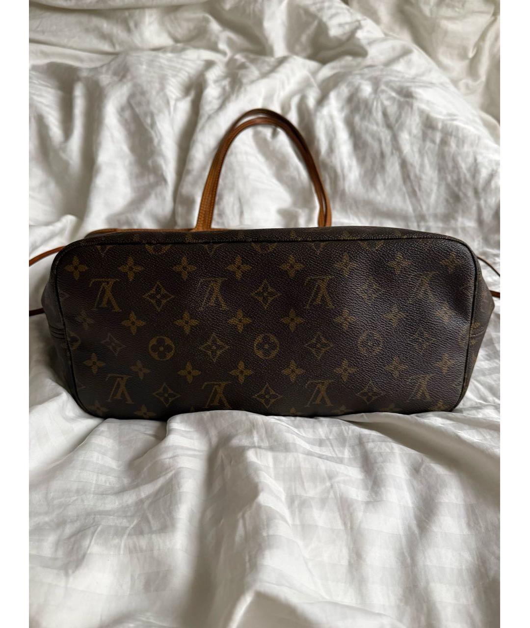 LOUIS VUITTON Коричневая сумка тоут, фото 3