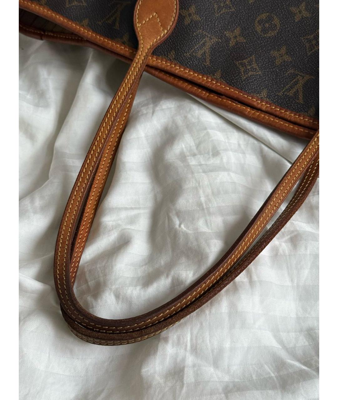 LOUIS VUITTON Коричневая сумка тоут, фото 5