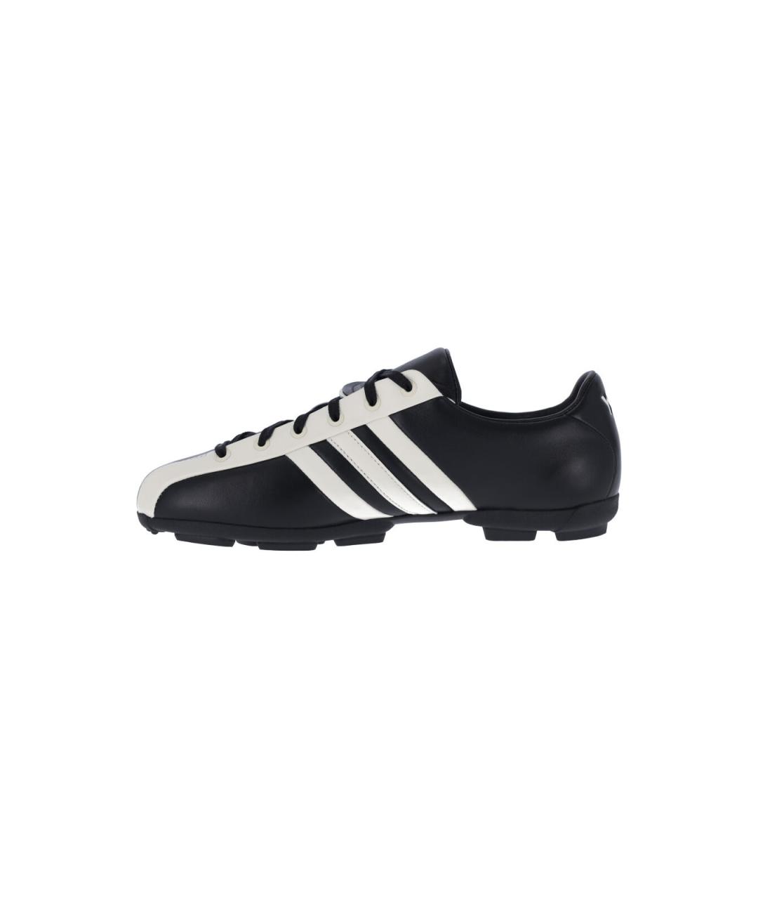 Y-3 Черные кожаные кроссовки, фото 3