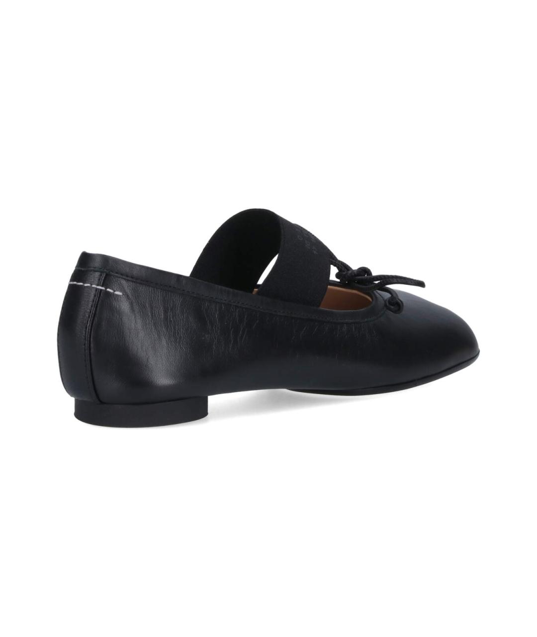 MM6 MAISON MARGIELA Черные балетки, фото 4