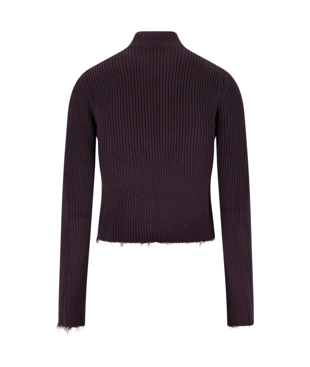 MM6 MAISON MARGIELA Коричневый хлопковый джемпер / свитер, фото 2